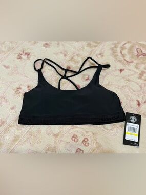Under Armour Black Strappy Sports Bra NWT